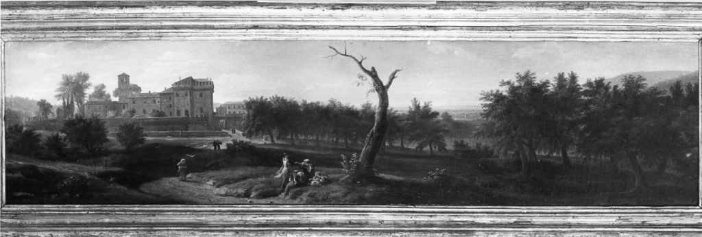 paesaggio laziale (dipinto) di Van Wittel Gaspar detto Gaspare Vanvitelli (inizio sec. XVIII)