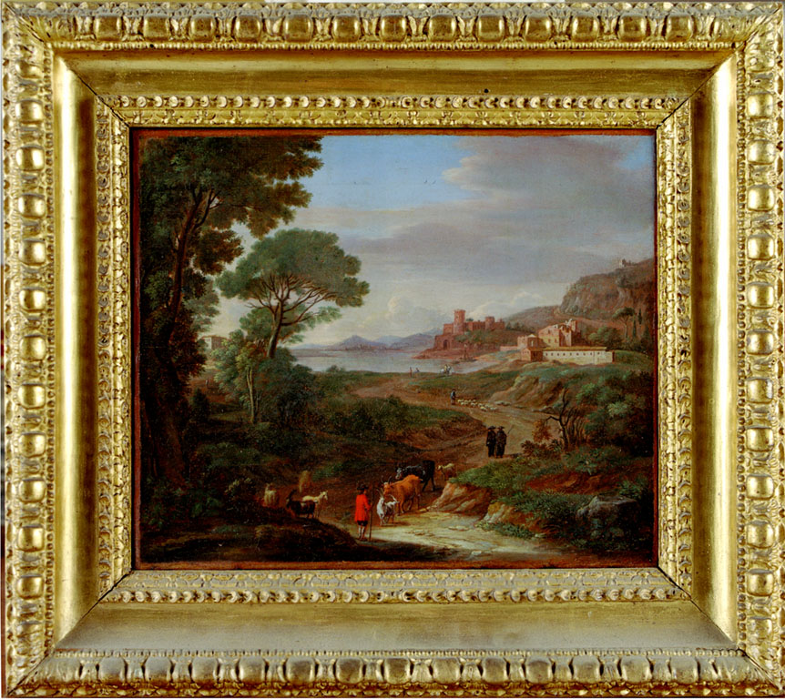 paesaggio (dipinto) di Van Lint Hendrik Frans (sec. XVIII, sec. XVIII)