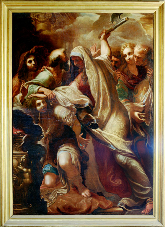 sacrificio di Mirtillo (dipinto) di Tornioli Niccolò (sec. XVII)