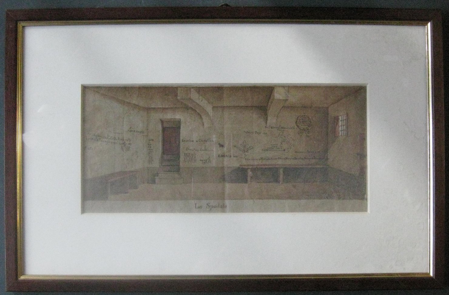 Maschio di Volterra-Lo Spedale, carcere (disegno, insieme) - ambito toscano (sec. XIX)