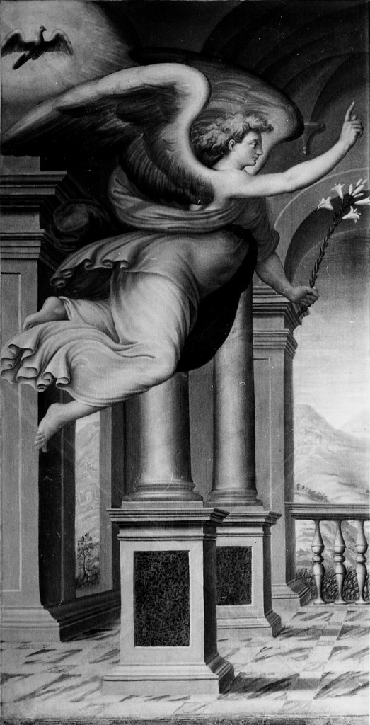 Arcangelo Gabriele (dipinto) di Cardone Paolo (sec. XVI)