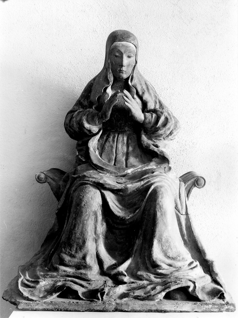 Madonna (scultura) di Silvestro di Giacomo di Paolo da Sulmona detto Silvestro dell'Aquila (cerchia) (fine/inizio secc. XV/ XVI)