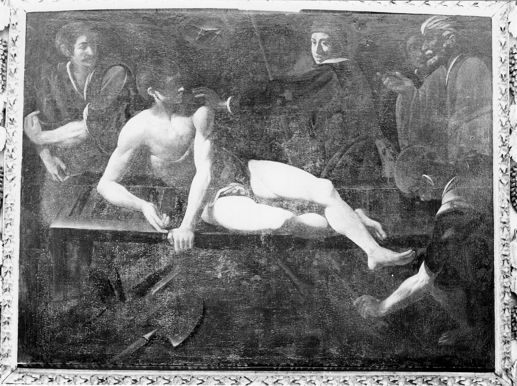 Martirio di San Lorenzo (dipinto) di Caracciolo Giovanni Battista (attribuito) (prima metà sec. XVII)
