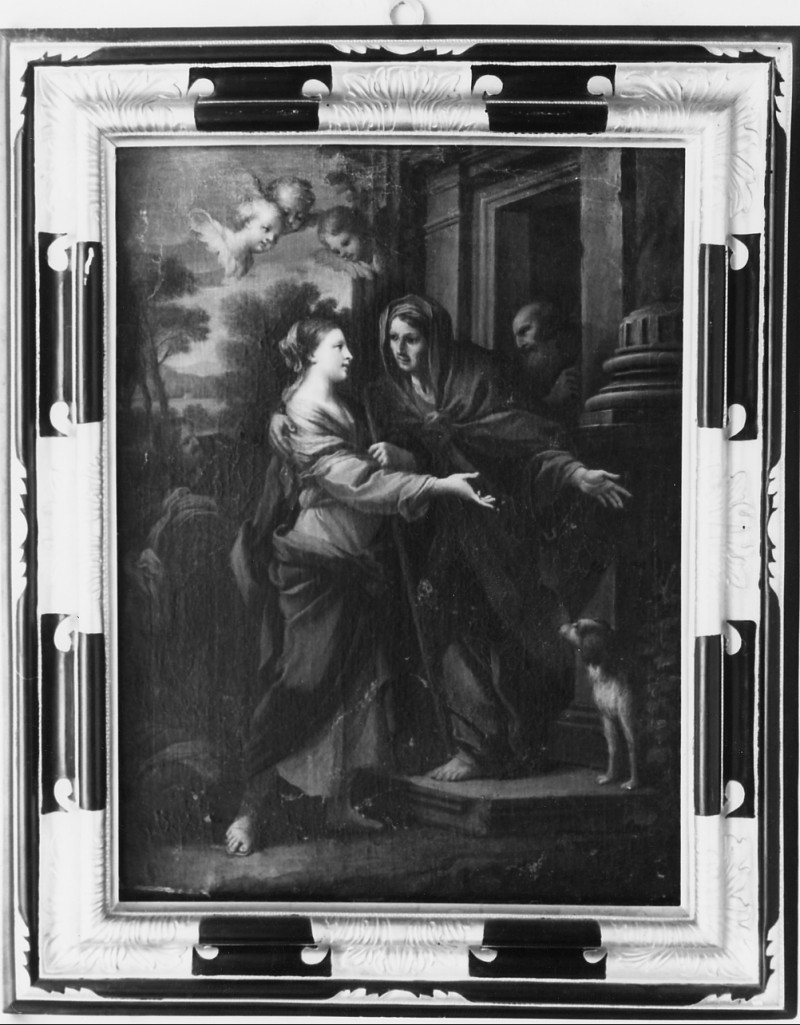 Visitazione (dipinto) - ambito romano (metà sec. XVIII)