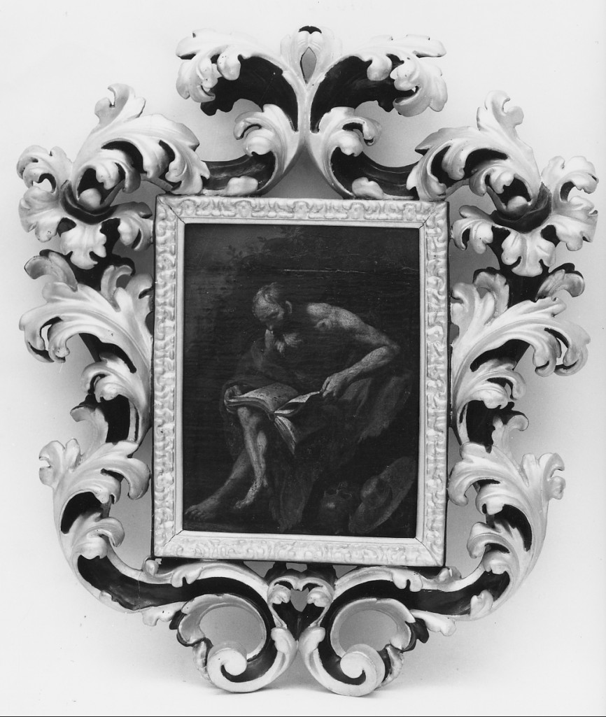 San Girolamo in meditazione (dipinto) - ambito Italia centrale (sec. XIX)