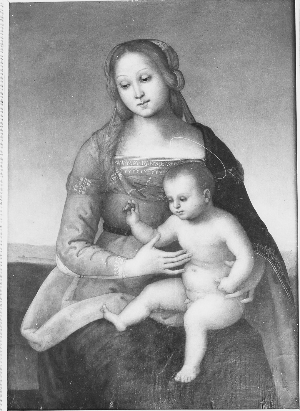 Madonna con Bambino (dipinto) - ambito Italia centrale (prima metà sec. XIX)