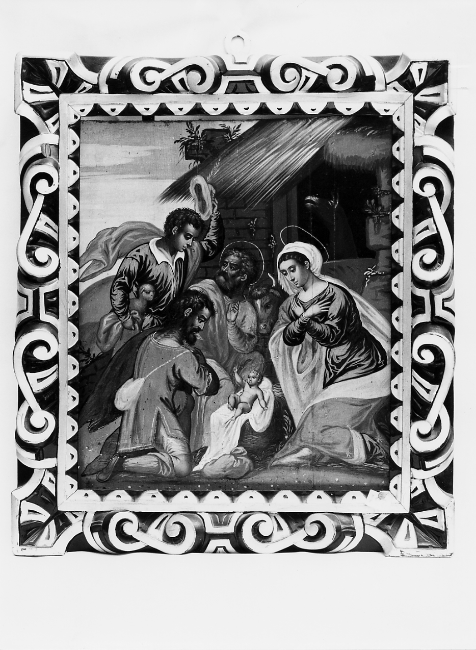 adorazione dei pastori (dipinto) - ambito Italia centrale (sec. XVI)