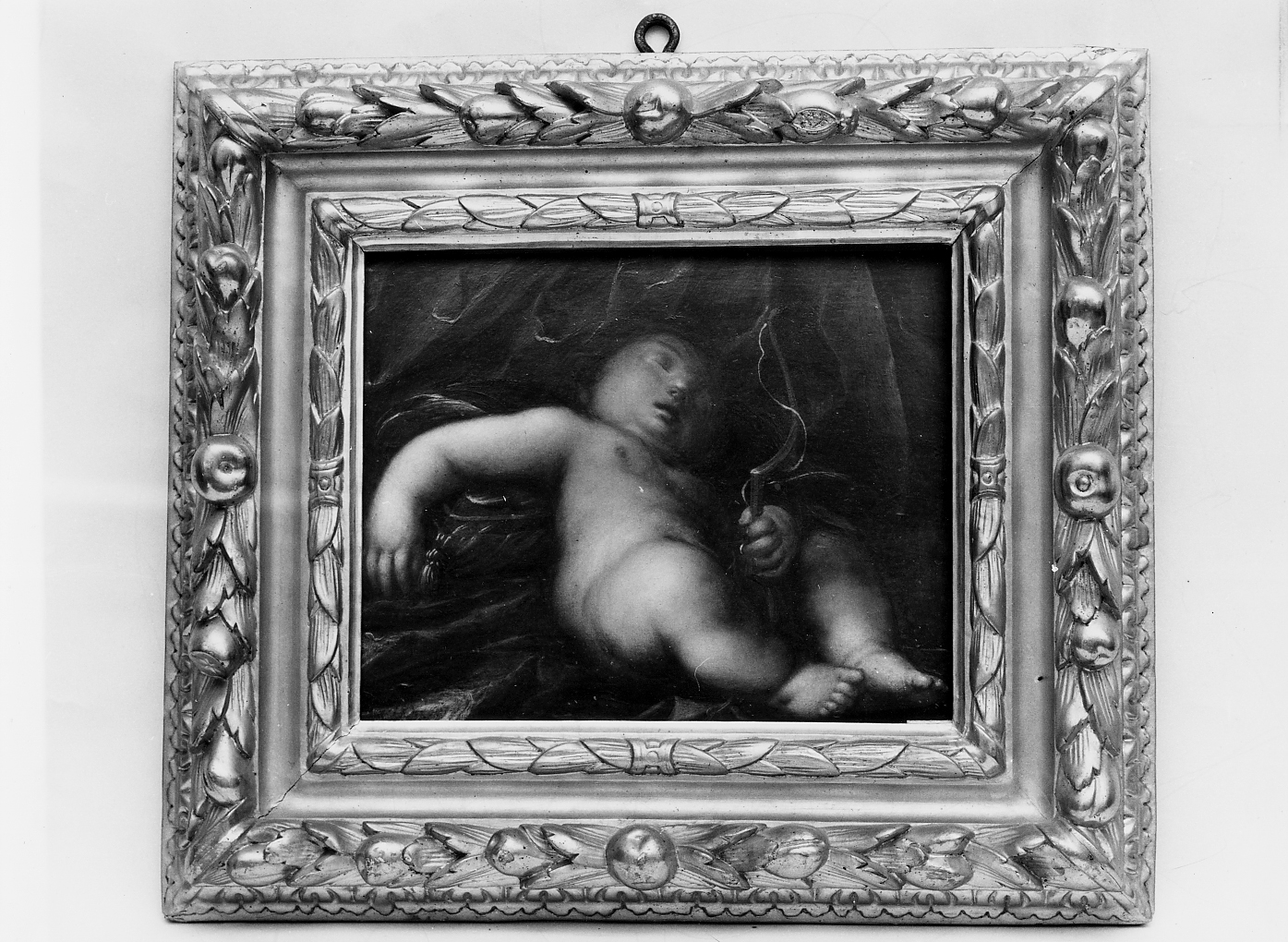 Cupido dormiente (dipinto) - ambito Italia centrale (sec. XVIII)