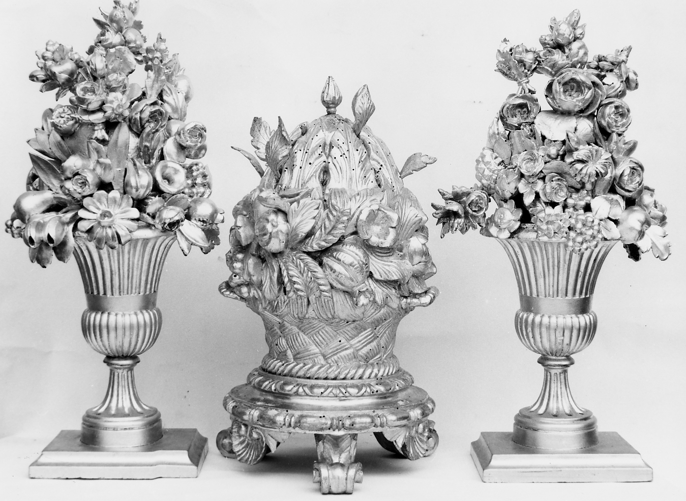 centrotavola, insieme - ambito napoletano (sec. XVIII)