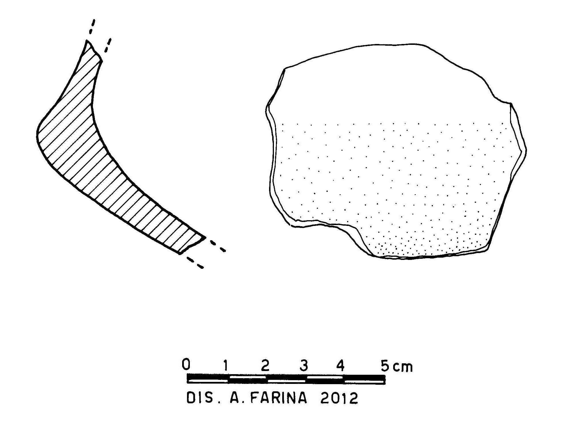 Vaso a collo/ parete