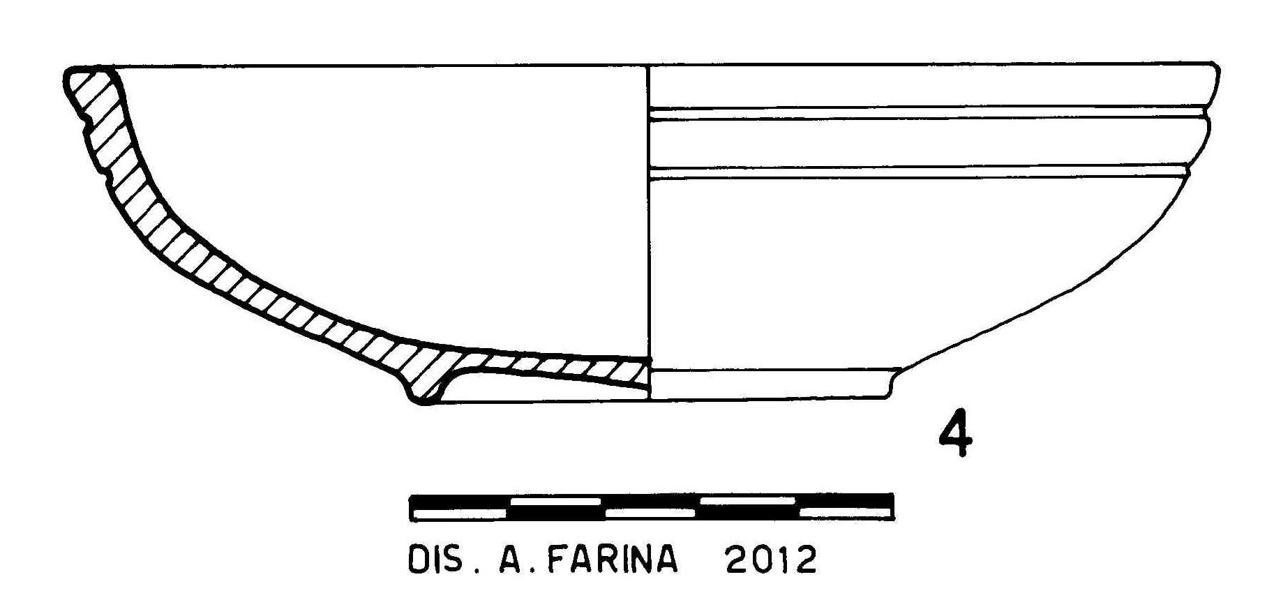 Coppa carenata. atlante xiv, 11, p. 27 lamboglia 2b hayes 9b, nn. 16, 20