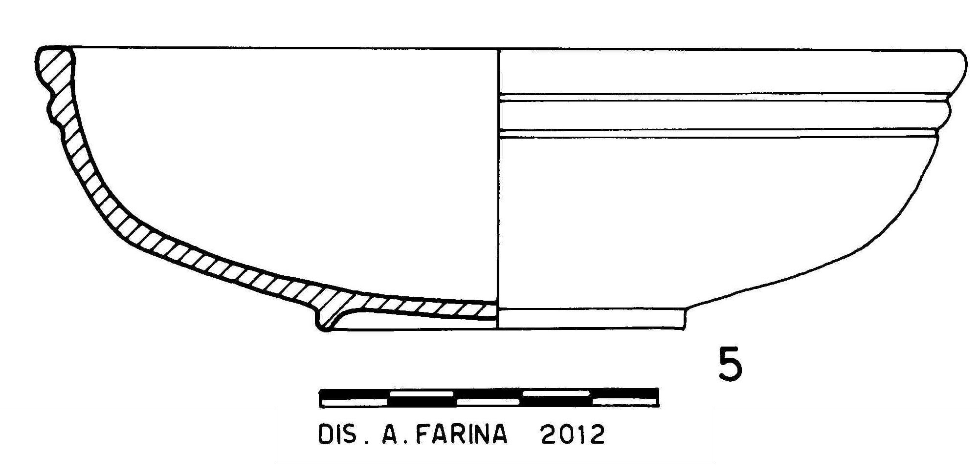 Coppa carenata. atlante xiv, 11, p. 27 lamboglia 2b hayes 9b, nn. 16, 20