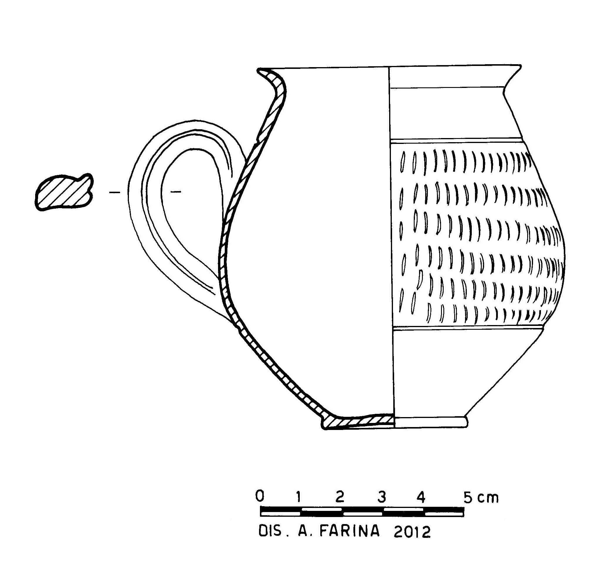Boccale. atlante xviii, 14, p. 38 lamboglia 14a hayes 131, 132