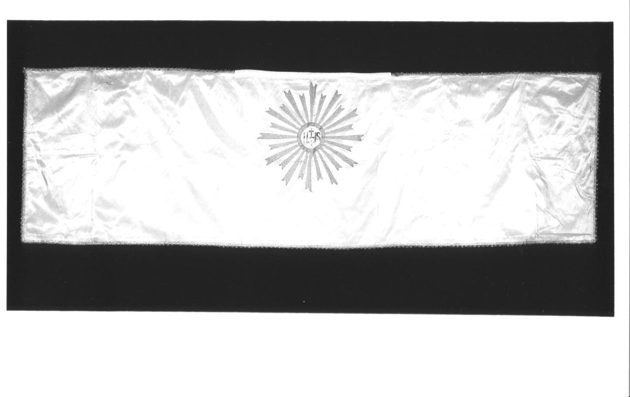 Monogramma cristologico (velo omerale, opera isolata) - manifattura italiana (sec. XIX)