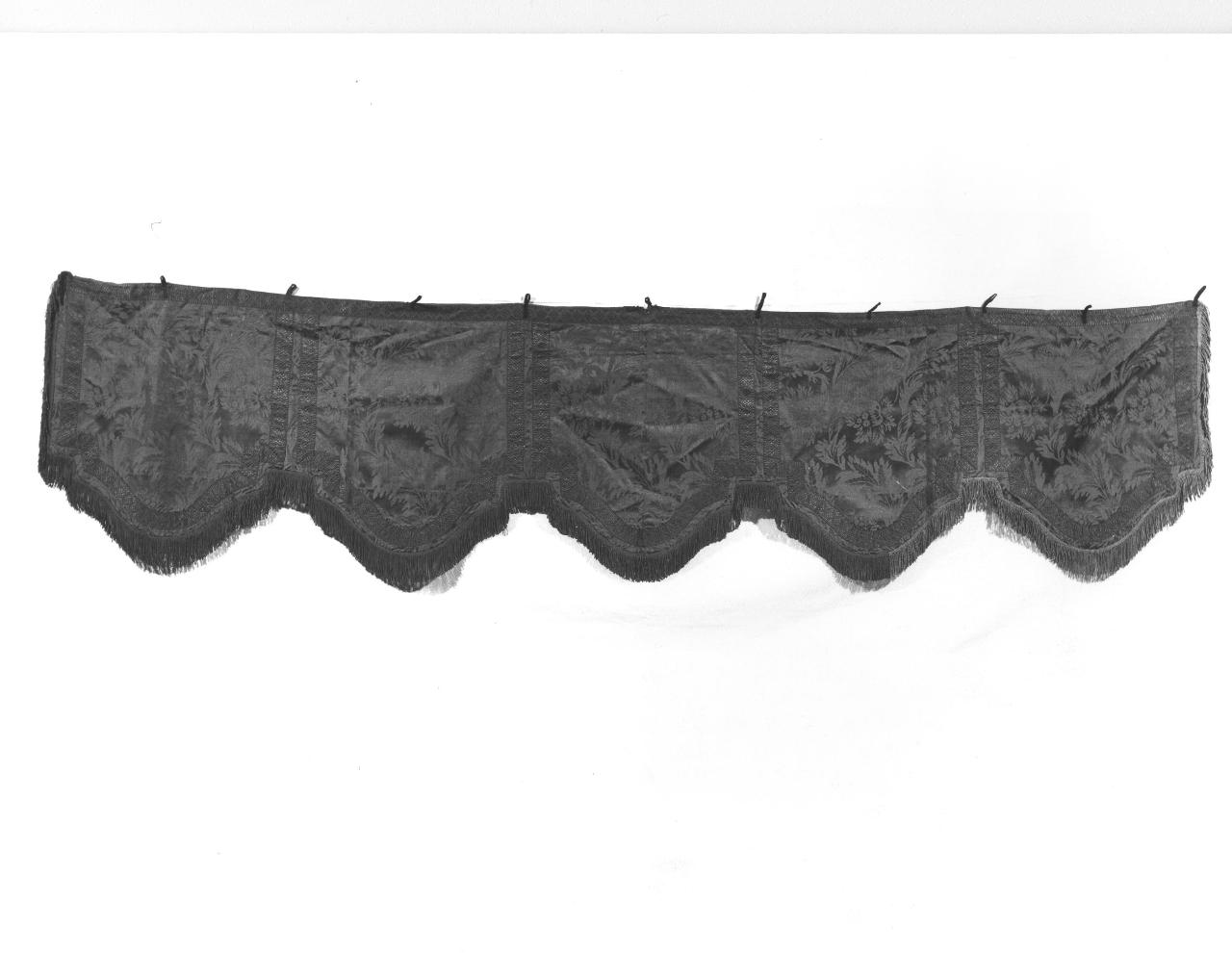 soggetto assente (baldacchino - a cielo fluttuante, insieme) - manifattura Italia centrale (fine sec. XIX)