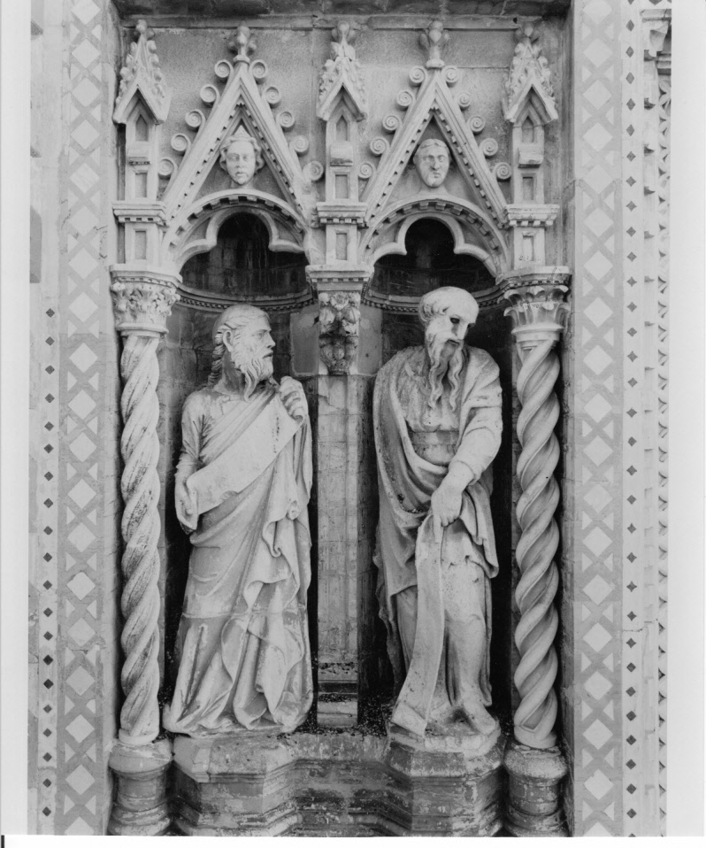 profeta (statua, elemento d'insieme) di Mosca Francesco detto Moschino (bottega), Vico di Meo (bottega), Scalza Ippolito (bottega) (sec. XVI)