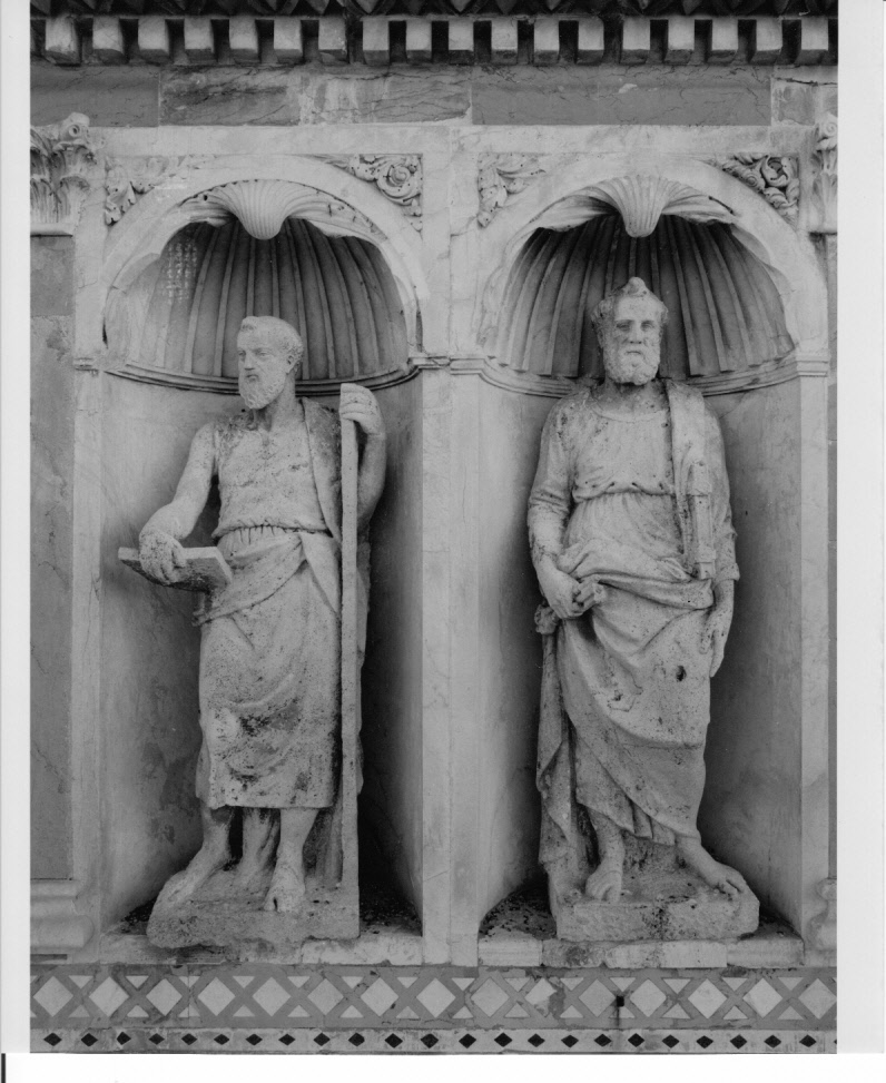 Apostolo (statua, elemento d'insieme) di Sinibaldi Raffaello detto Raffaello da Montelupo (e aiuti) (sec. XVI)