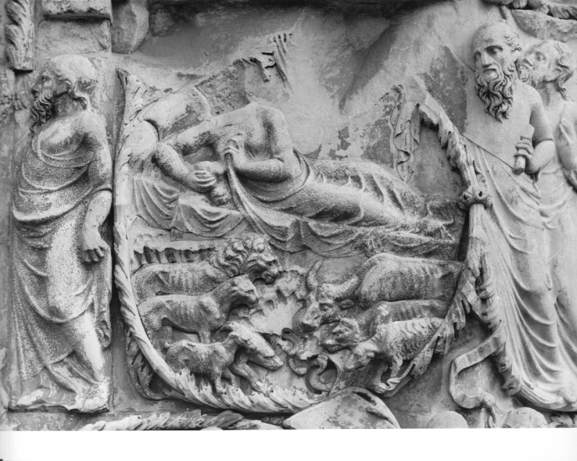 profezie di Isaia (rilievo, elemento d'insieme) di Ramo di Paganello (bottega) (sec. XIV)