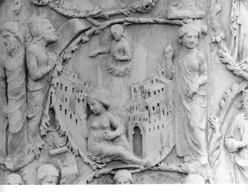 scena biblica (rilievo, elemento d'insieme) di Ramo di Paganello (bottega) (sec. XIV)