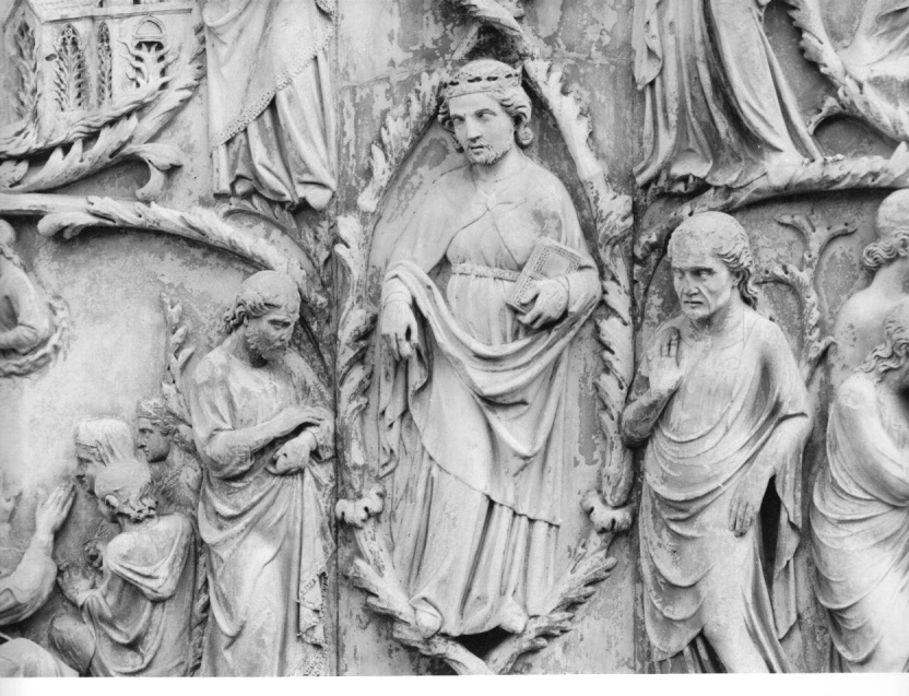 Salomone (rilievo, elemento d'insieme) di Ramo di Paganello (bottega) (sec. XIV)