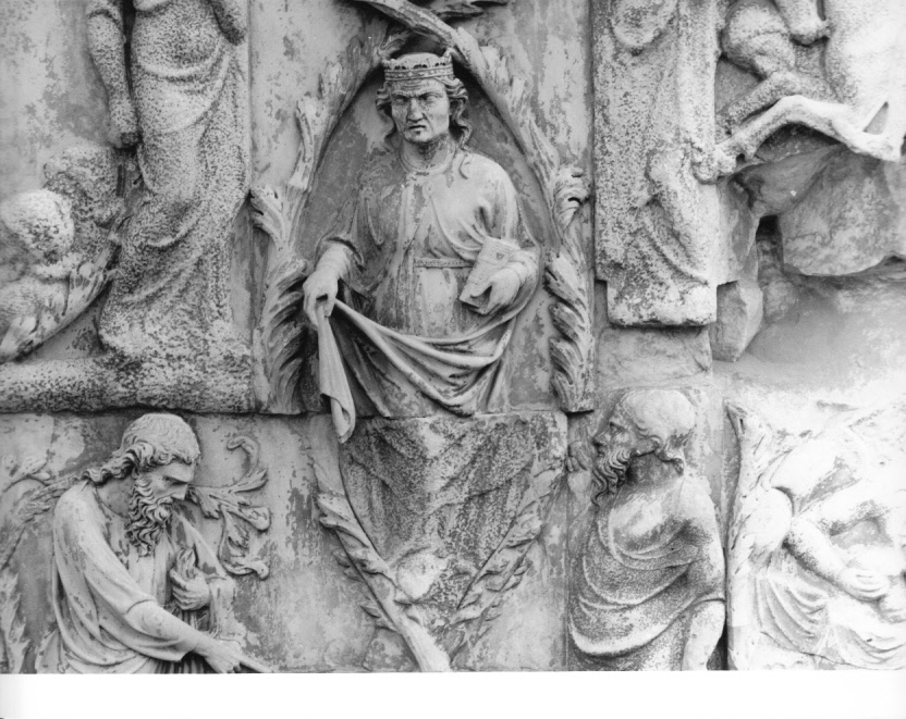 re di Giuda (rilievo, elemento d'insieme) di Ramo di Paganello (bottega) (sec. XIV)