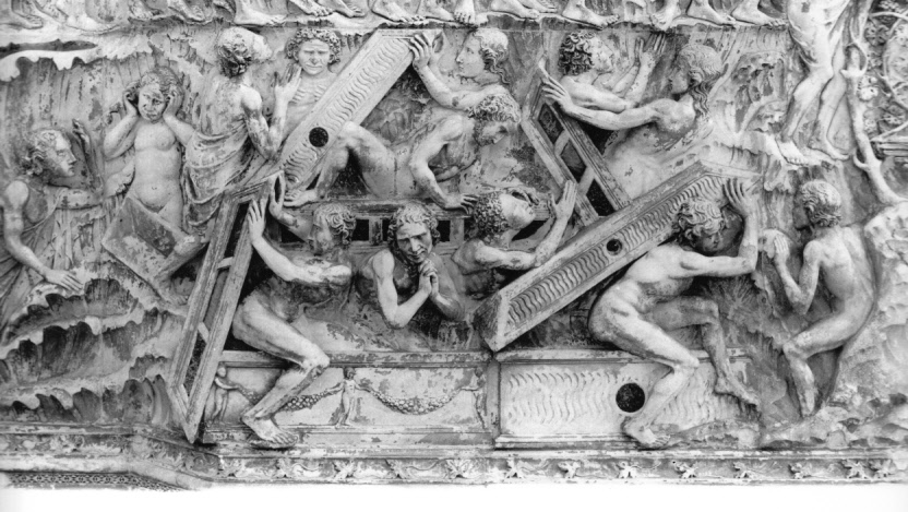resurrezione dei morti (rilievo, elemento d'insieme) di Maitani Lorenzo (attribuito) (sec. XIV)