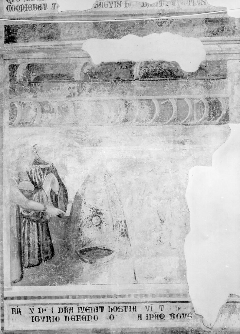 miracolo eucaristico di Offida (dipinto, elemento d'insieme) di Ugolino di Prete Ilario (e aiuti) (sec. XIV)