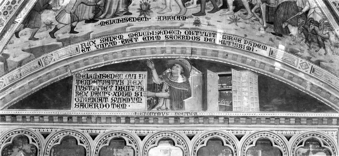 San Girolamo dottore della Chiesa nello studio (dipinto, elemento d'insieme) di Ugolino di Prete Ilario (e aiuti) (sec. XIV)