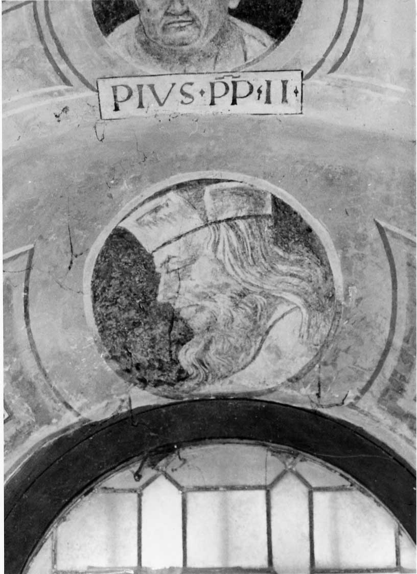 figura maschile (dipinto, complesso decorativo) di Signorelli Luca (bottega) (sec. XVI)