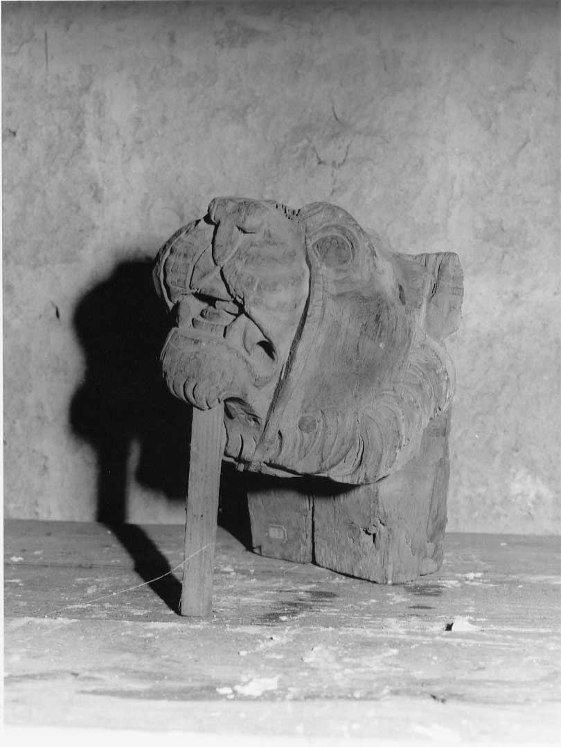 motivi decorativi animali (scultura, pendant) - bottega Italia centrale (sec. XIX)