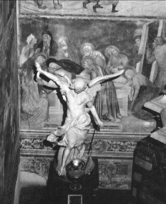 San Michele Arcangelo (statua, pendant) di Cornacchini Agostino (sec. XVIII)