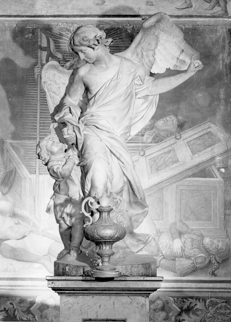 San Raffaele Arcangelo (statua, pendant) di Cornacchini Agostino (sec. XVIII)