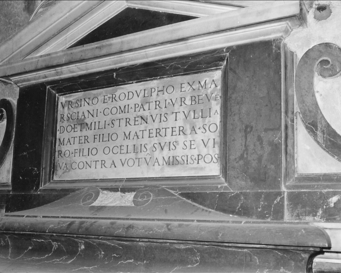 monumento funebre, opera isolata di Mosca Francesco detto Moschino (attribuito) (sec. XVI)