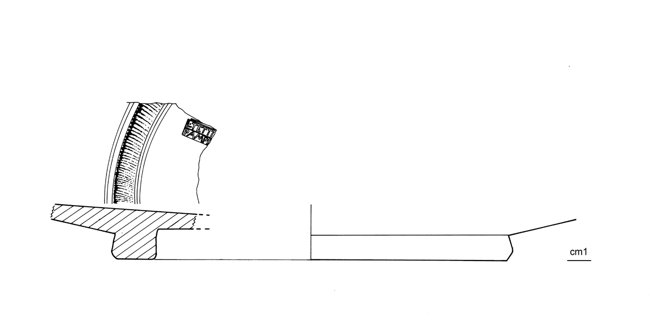 patera, Dragendorf 17A - produzione aretina (prima metà sec. I d.C)