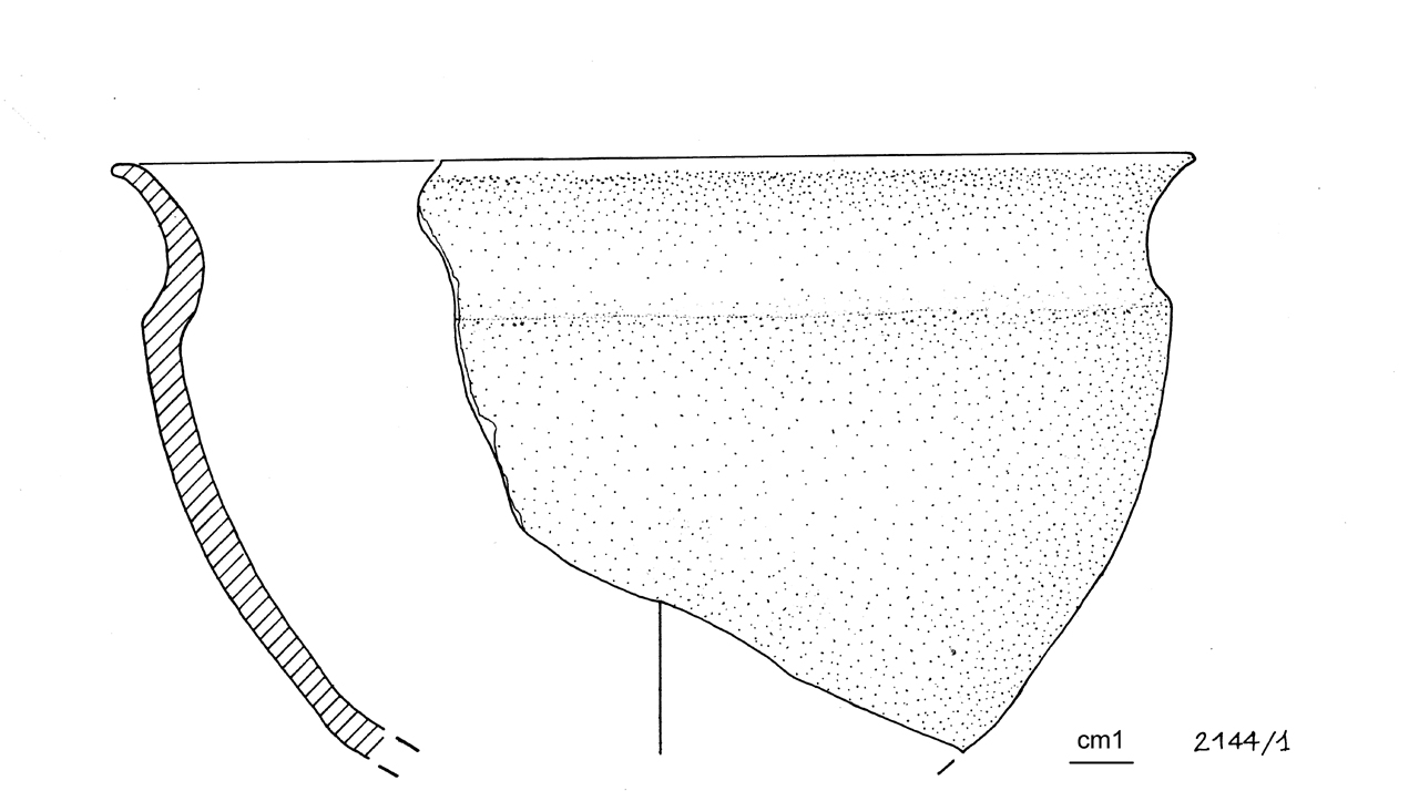 scodella carenata - cultura ligure dell'età del Ferro (Eta' del ferro)