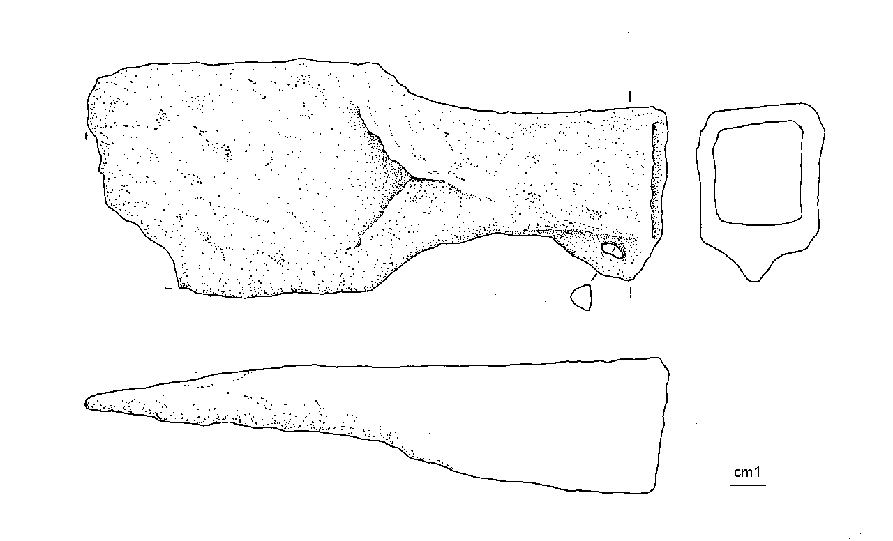 ascia, a cannone - cultura ligure dell'età del Ferro (media età del Ferro)