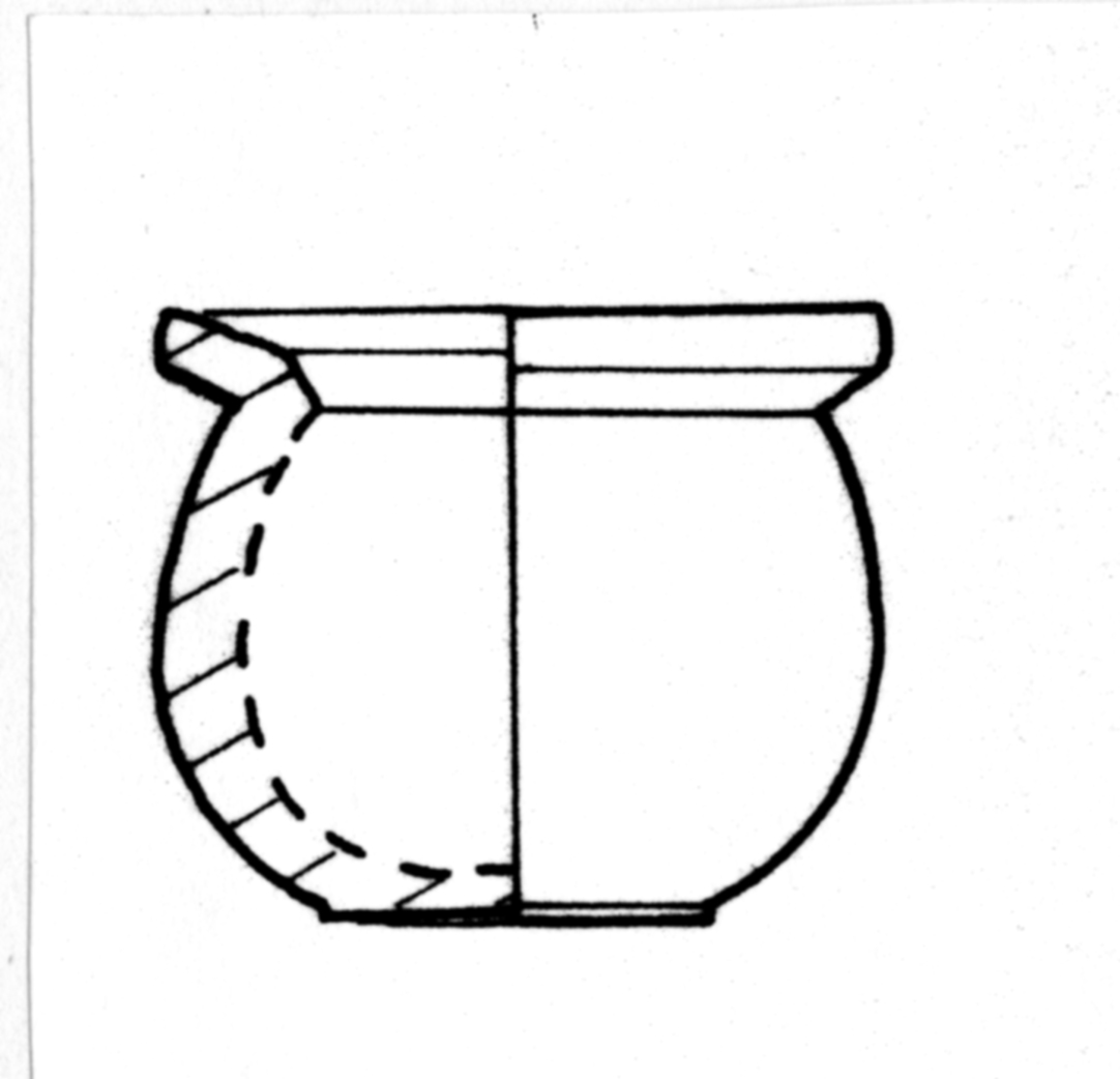 olla miniaturistica (secc. I - II d.C)