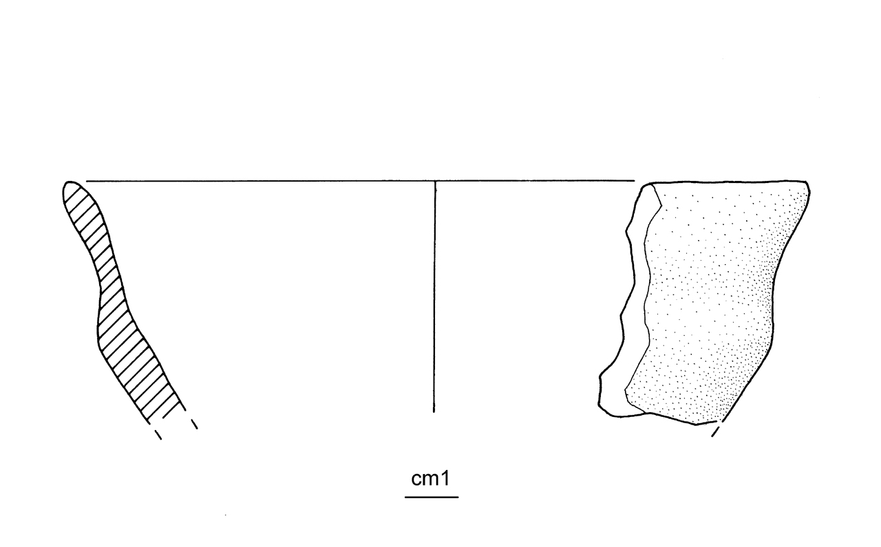 scodella troncoconica - cultura ligure dell'età del Ferro (media età del Ferro)