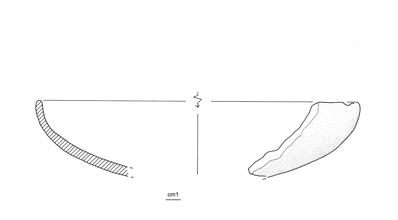 scodella a calotta - cultura ligure dell'età del Ferro (media età del Ferro)