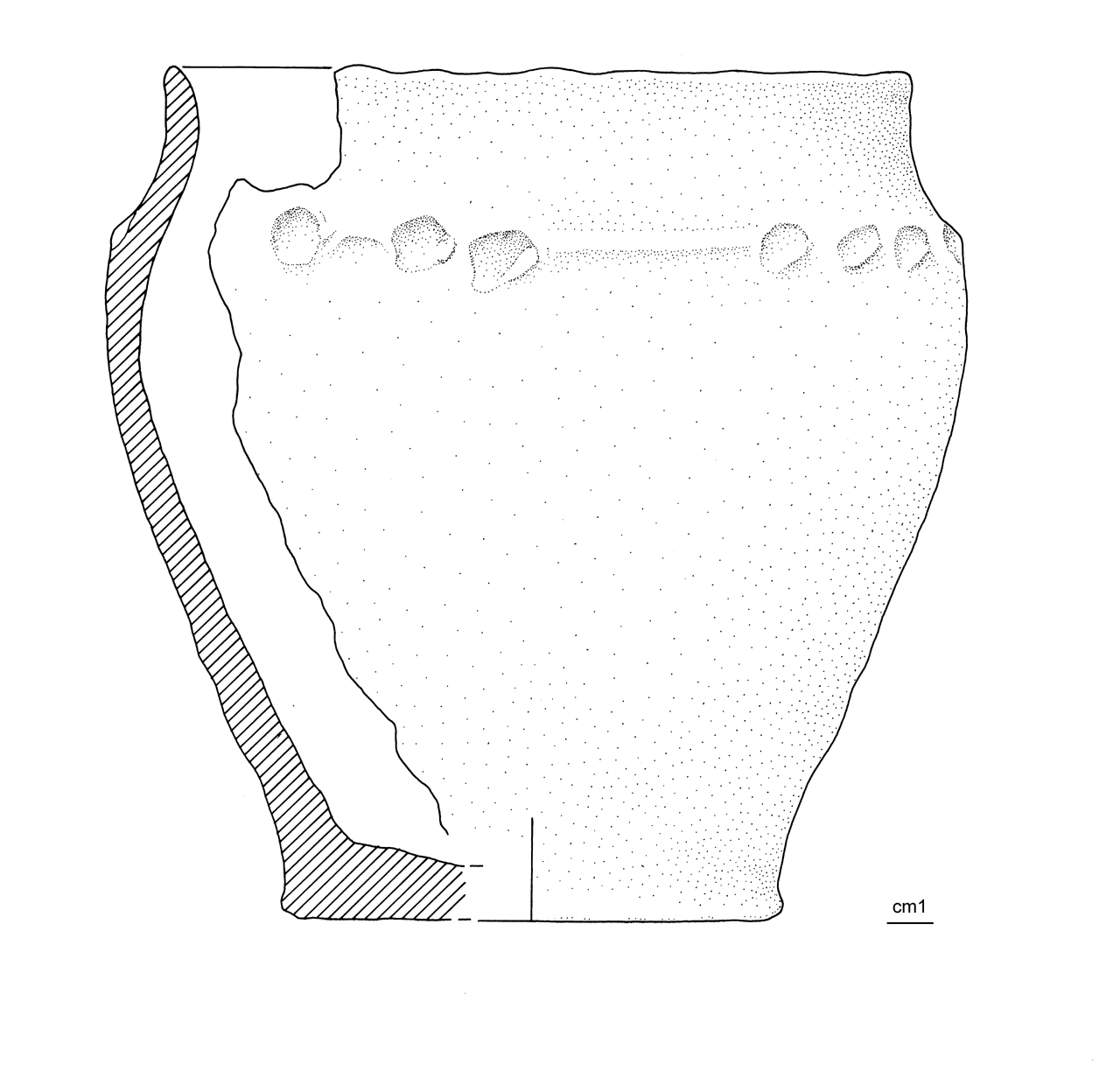 vaso situliforme - cultura ligure dell'età del Ferro (inizio/ metà VI-V a.C)