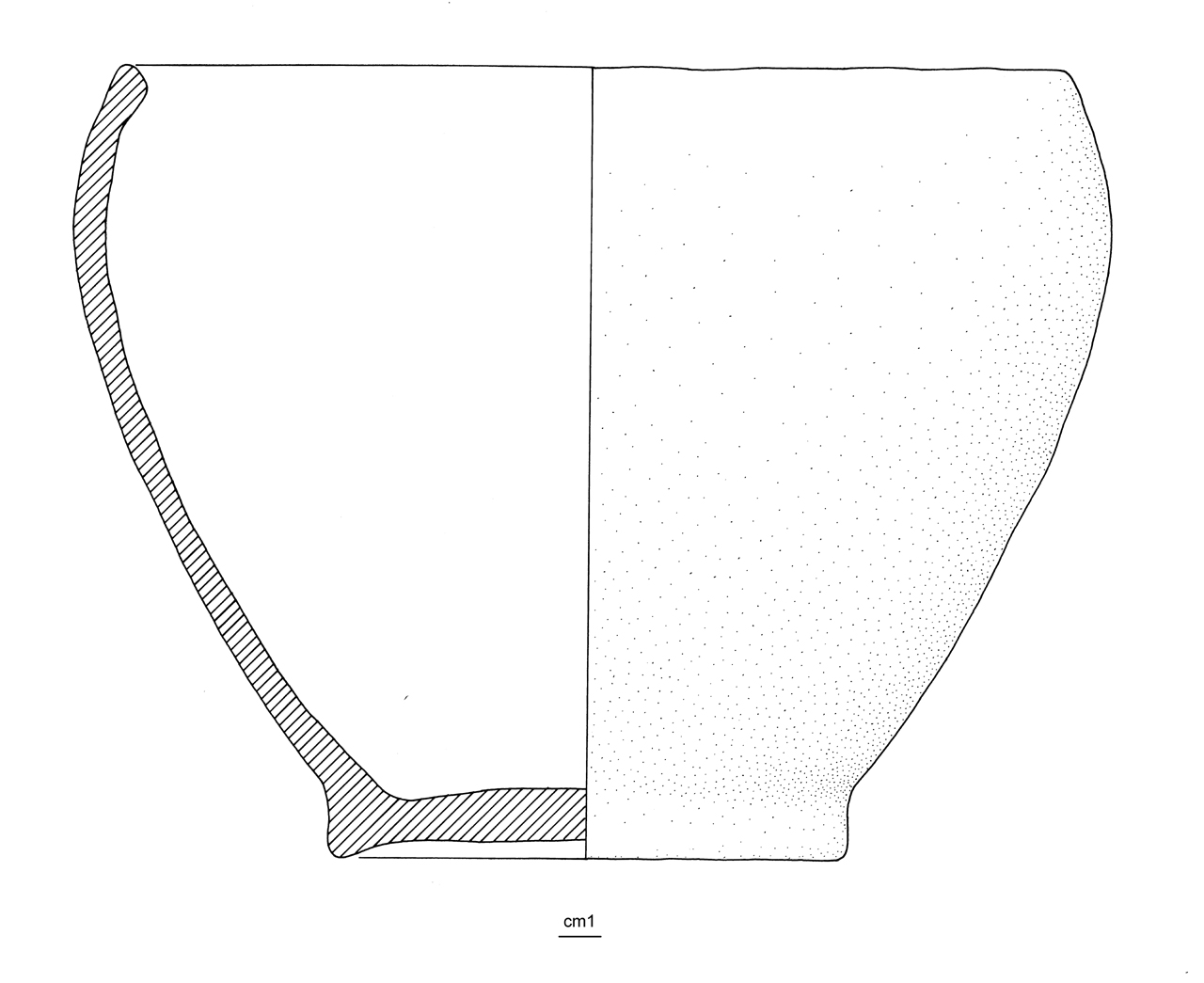 scodellone - cultura ligure dell'età del Ferro (inizio/ metà VI-V a.C)