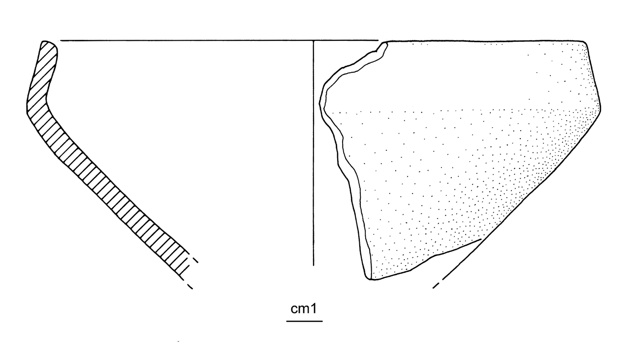 scodella carenata - cultura ligure dell'età del Ferro (inizio/ metà VI-V a.C)