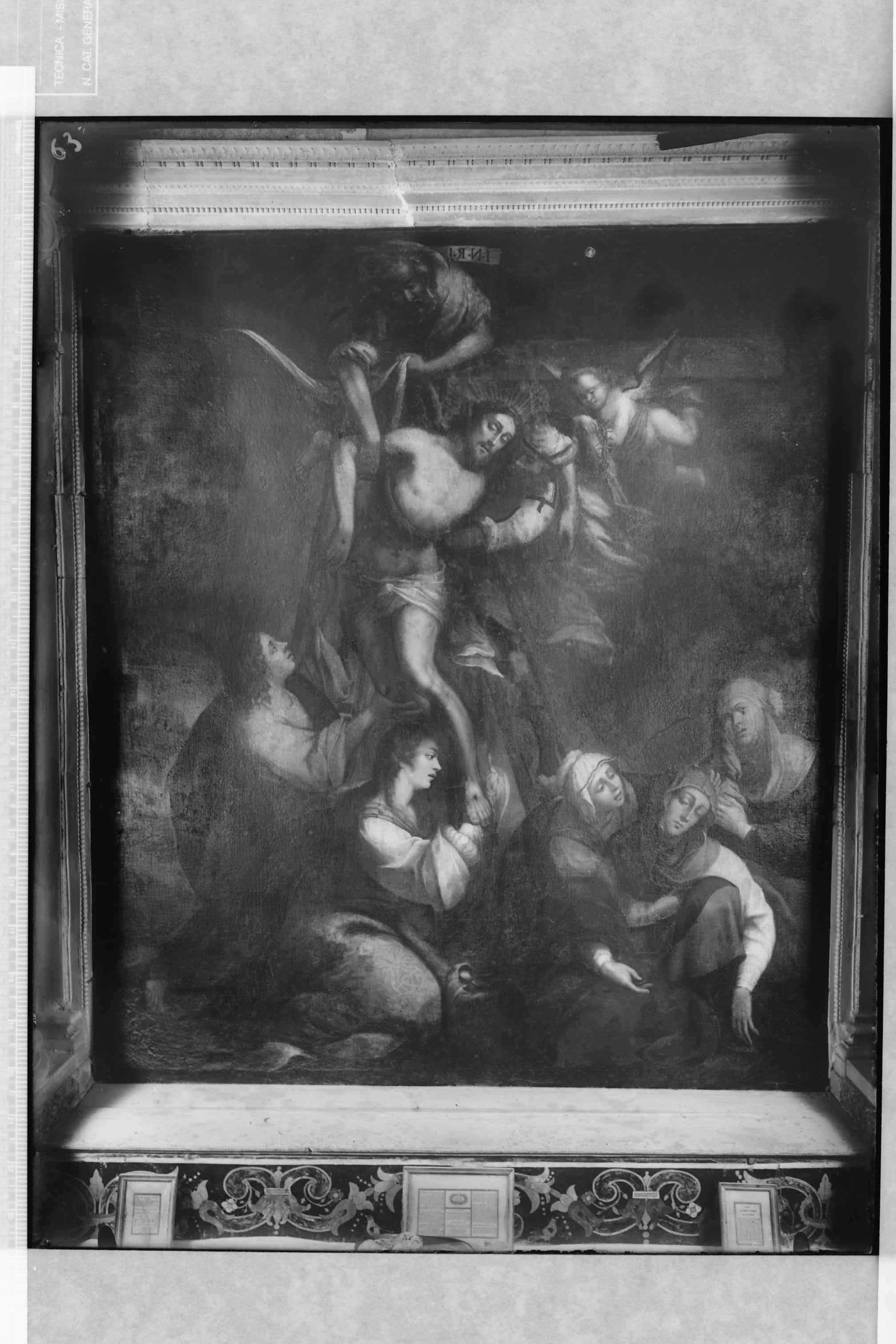 Trani (BA)-Duomo. Dipinto su tela (negativo) di Ceccato (fotografo principale) (secondo quarto XX)