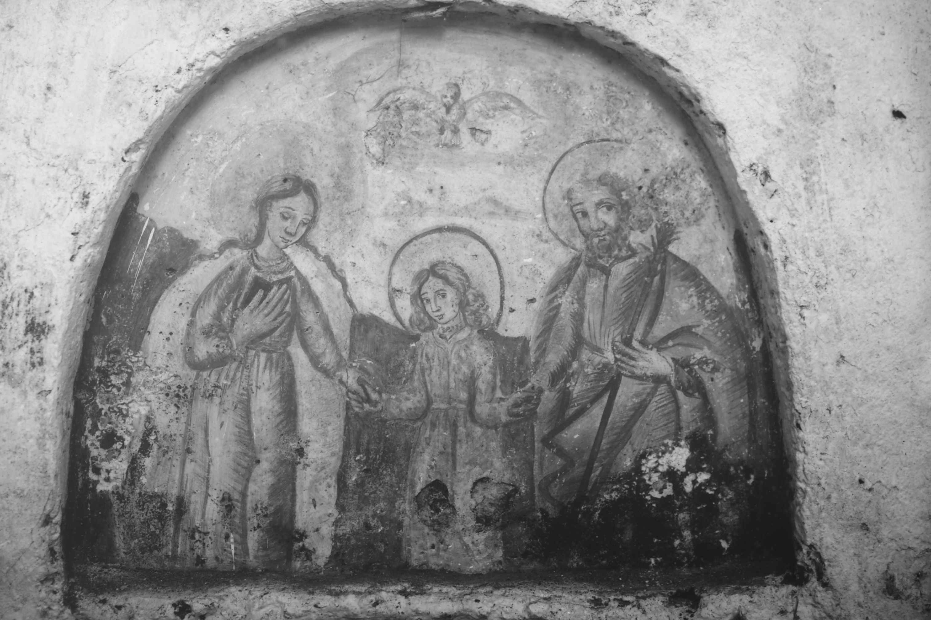 UGENTO (LE) - Cripta del Crocifisso (negativo) di Ceccato, A (secondo quarto XX)