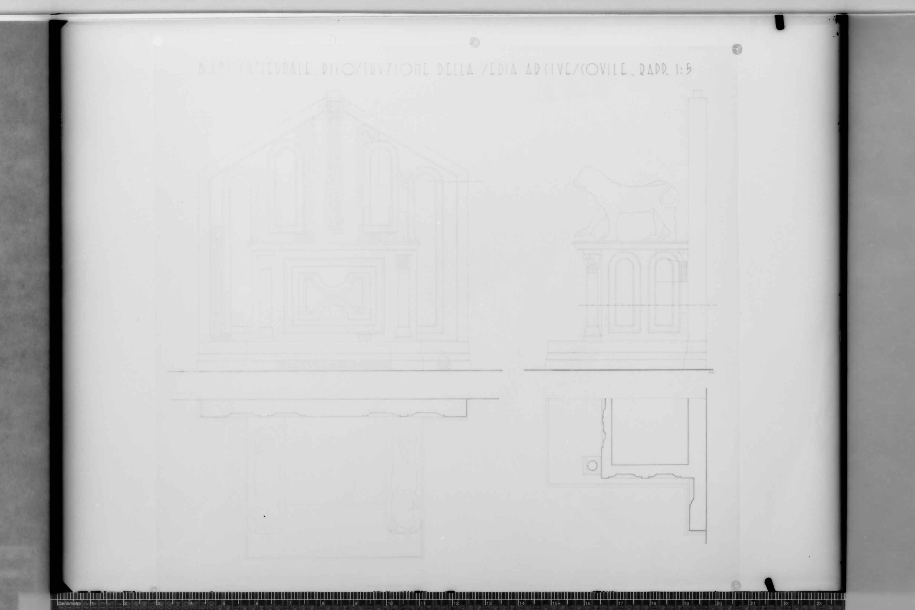 Bari - Cattedrale (negativo) di Croce, Umberto (terzo quarto XX)