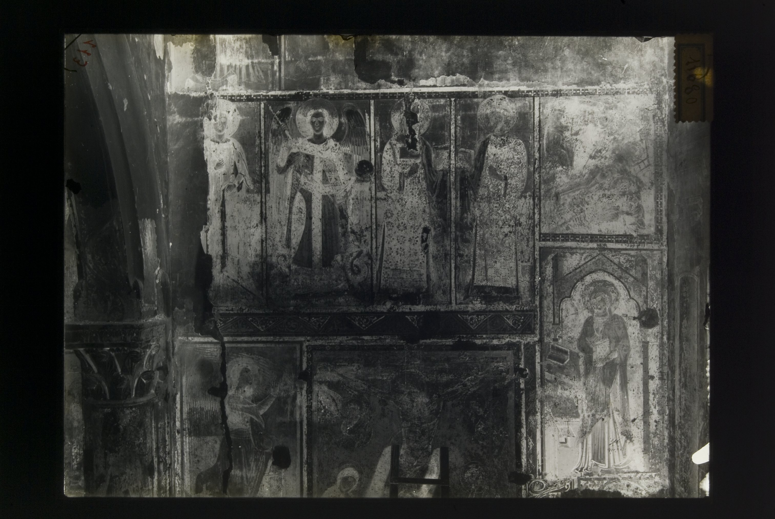 Brindisi, chiesa di Santa Maria del Casale: affreschi nella parte meridionale del transetto (negativo) di Villani ? (secondo quarto XX)