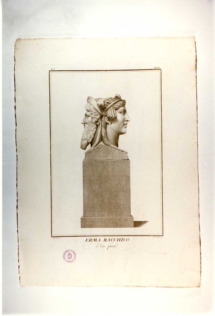 ERMA BIFRONTE (stampa, serie) di Leonetti Giovan Battista, Agricola Luigi (sec. XIX)