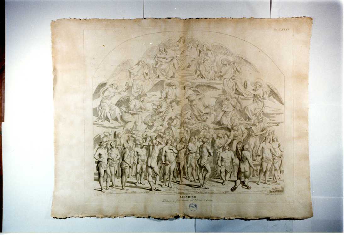 PARADISO (stampa, serie) di Signorelli Luca, Morelli Francesco, Cencioni Carlo (sec. XVIII)
