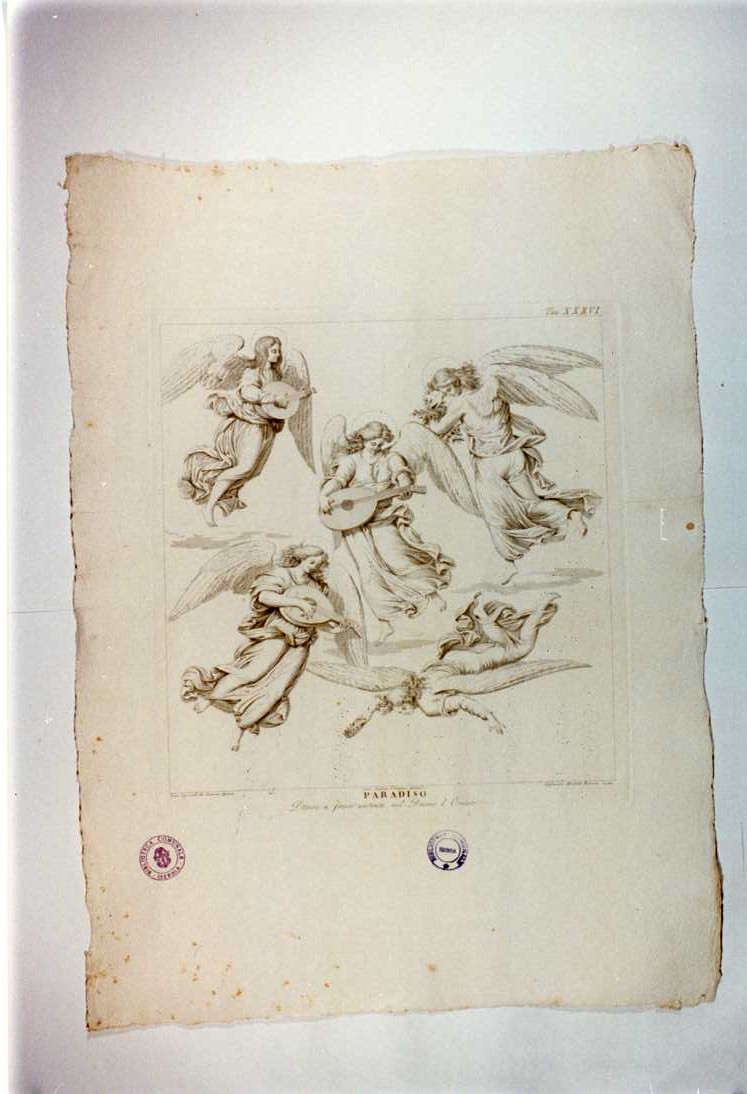 ANGELI (stampa, serie) di Signorelli Luca, Mochetti Alessandro, Cencioni Carlo (sec. XVIII)
