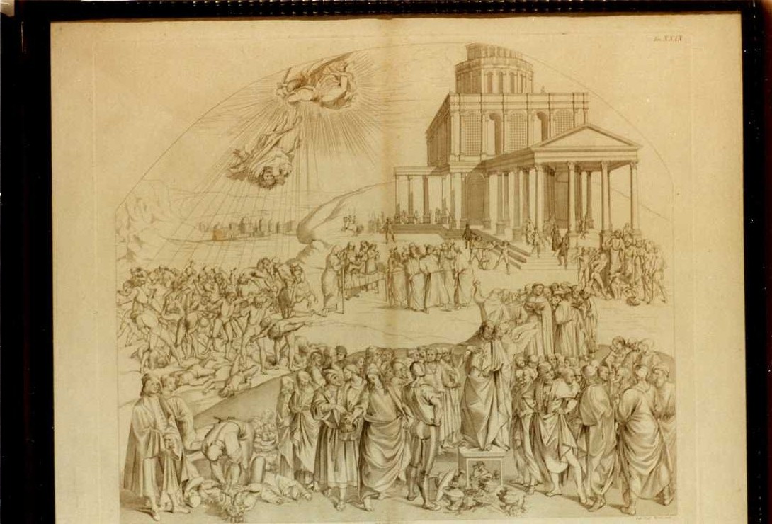 ANTICRISTO (stampa) di Signorelli Luca, Canego Luigi, Cencioni Carlo (sec. XVIII)